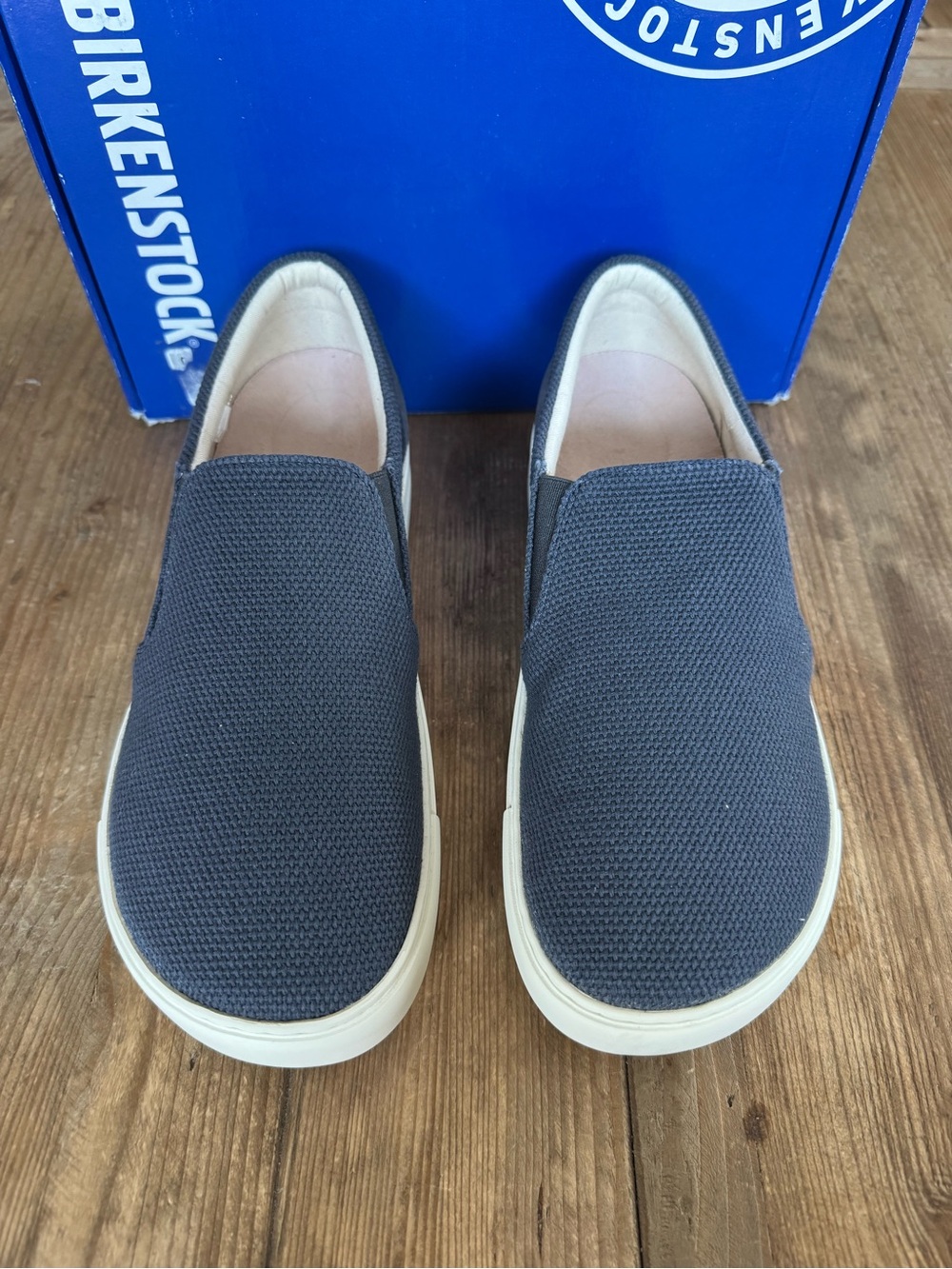 Birkenstock Oswego Canvas-Suede in Midnight EU 42 Ladies 11 Men’s 9 NEW $135